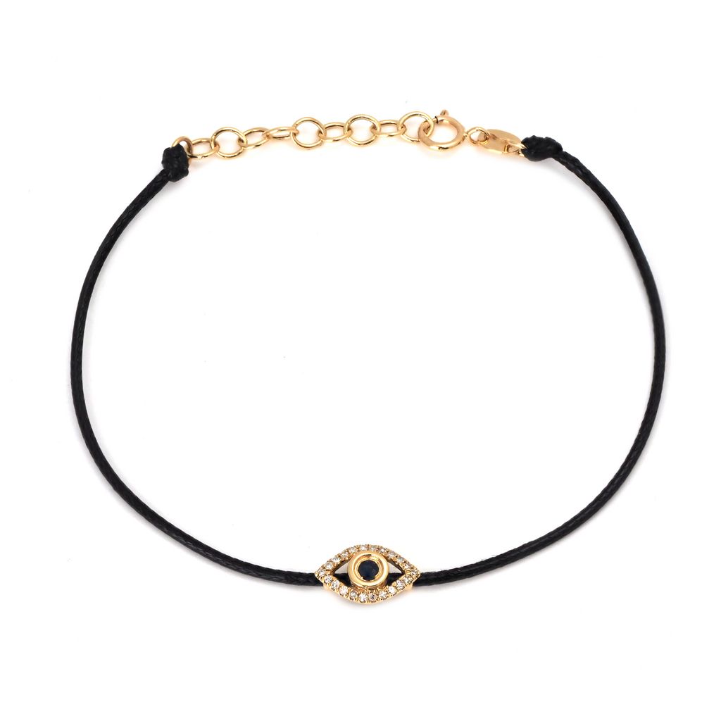 Evil eye deals cord bracelet