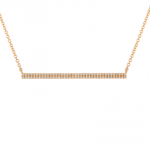 Load image into Gallery viewer, Diamond Bar Necklace
