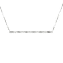 Load image into Gallery viewer, Diamond Bar Necklace
