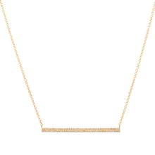 Load image into Gallery viewer, Diamond Bar Necklace
