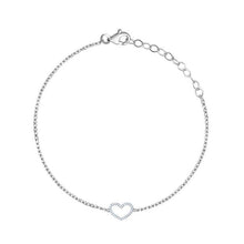 Load image into Gallery viewer, Open Heart Diamond Bracelet
