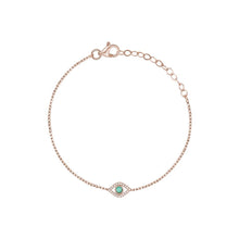 Load image into Gallery viewer, Turquoise Evil Eye Bracelet
